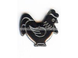 Hematite Charms Rooster